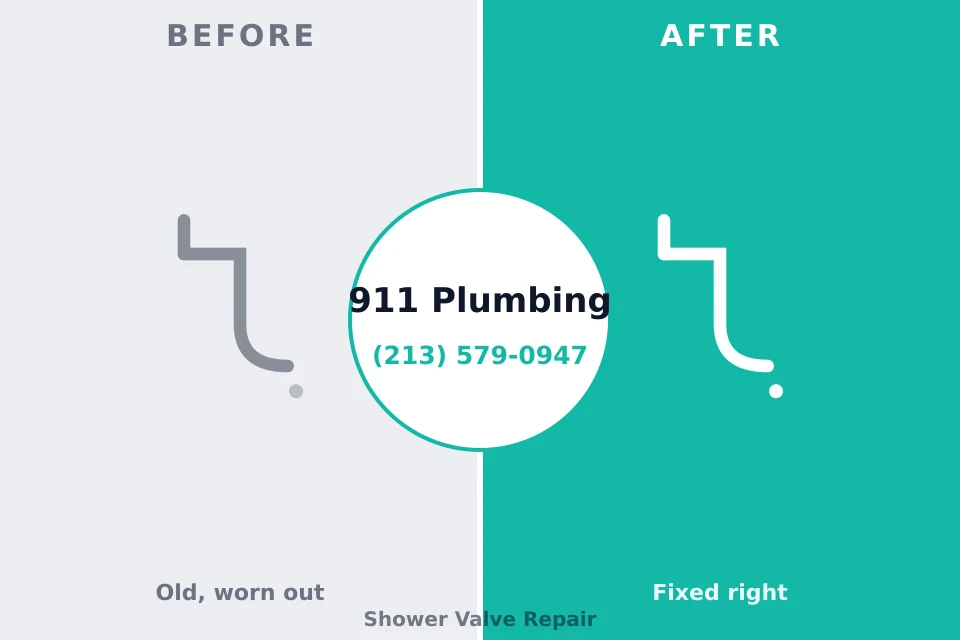 Before and after: plumbing company Caribou, ME